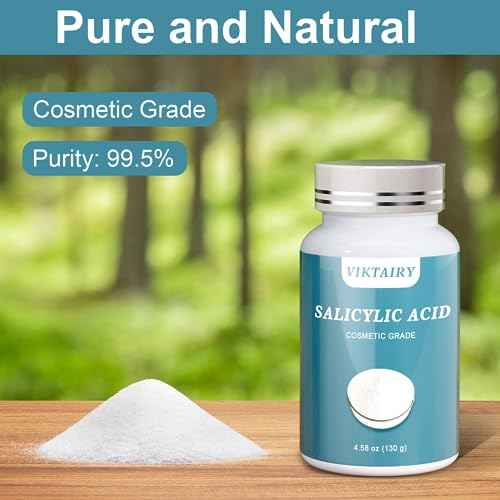 1 LB Salicylic Acid Powder Cosmetic Grade, Pure Original Ingredients for skin with no Additives, BHA Exfoliant for DIY Cleanser, Toner, Shampoo, Body Wash, Lotion