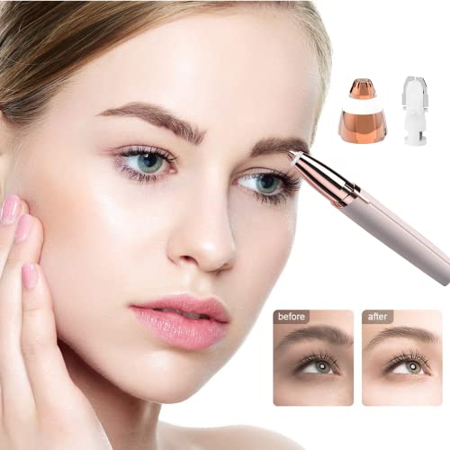 Eyebrow Hair Remover Replacement Heads - Waterproof Gold-Plated Facial Grooming