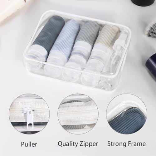 16-Piece TSA Approved Travel Bottle Set with Leak-Proof Containers