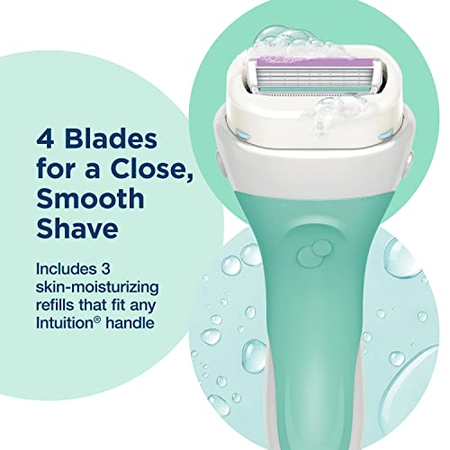 Schick Intuition Sensitive Skin Razor Refills with Aloe & Vitamin E - 3 Count