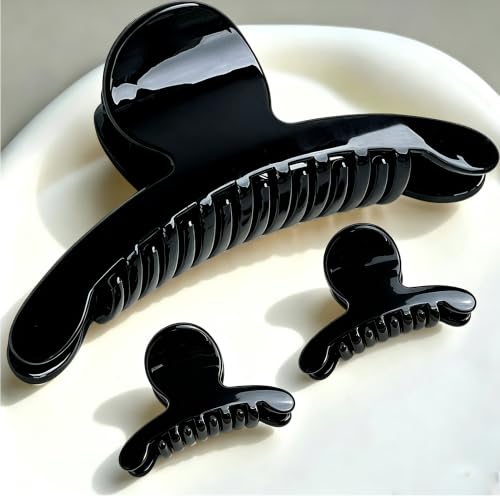 Large & Mini Octopus Hair Claw Clips Set - Strong Hold Hair Accessories for Women & Girls