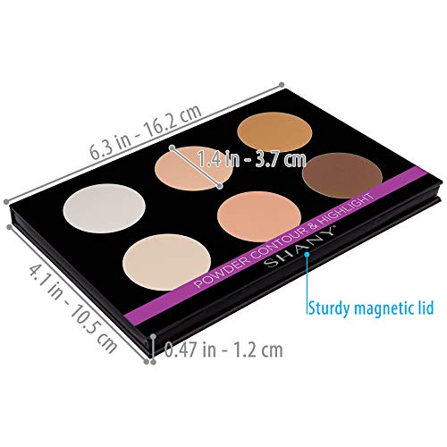 SHANY Powder Contour & Highlighter Palette - 6 Pan