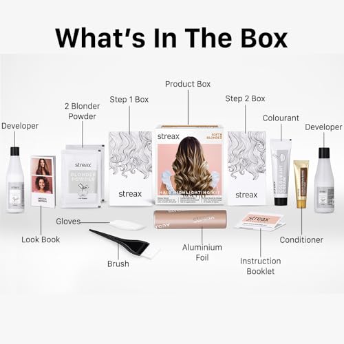 Streax Hair Highlight Kit Blonde - Semi Permanent Colour