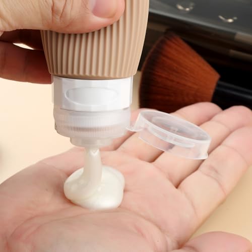 Mrsdry 16 Pack Travel Bottles Set - 6oz Silicone Leak Proof Containers