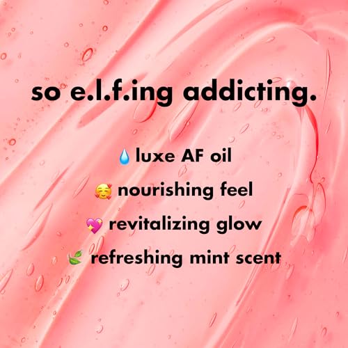 e.l.f. Glow Reviver Quad Goals Lip Oil Kit — 4 Shades, Hydrating Glossy Lips