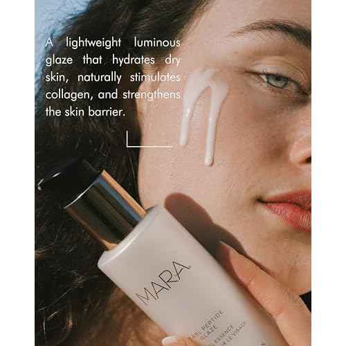 MARA - Pearl Peptide Glaze 3-in-1 Essence Toner Serum for Hydration & Redness | Prep Step to Plump + Hydrate Skin, For All Skin Types (3.38 fl oz | 100 ml)