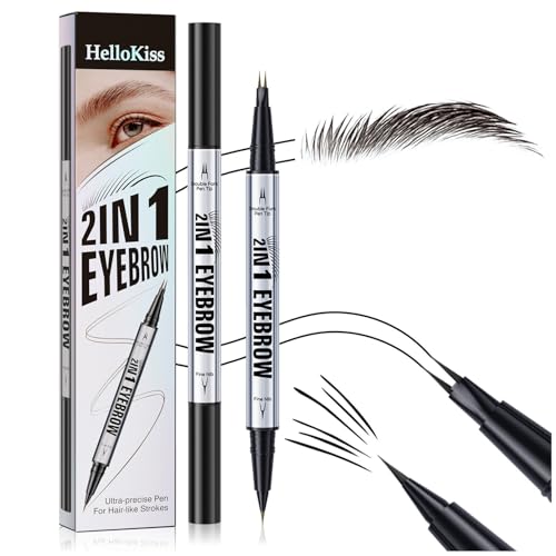 2-in-1 Microblading Eyebrow Pen - Waterproof, Long-Lasting
