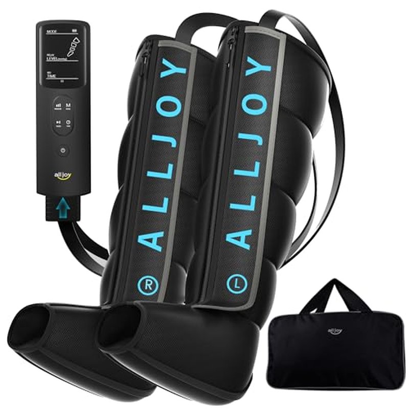 ALLJOY Pro Leg Compression Boots - 5-Zone Sequential Massager
