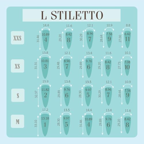 Press On Nails, White and Blue Snowflake Design, Medium Stiletto Shape, 10-Piece Set,Handmade Christmas Collection,(Medium)
