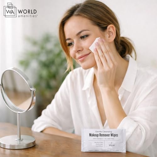 Makeup Remover Wipes - Alcohol Free with Vitamin E - 50 Count