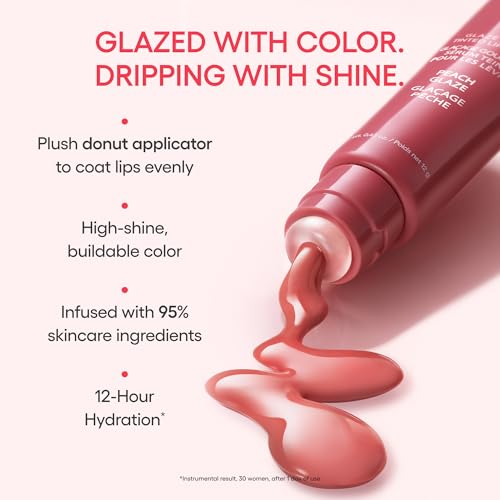 Glaze Craze Strawberry Sprinkles Tinted Lip Serum | Hydrating Gloss