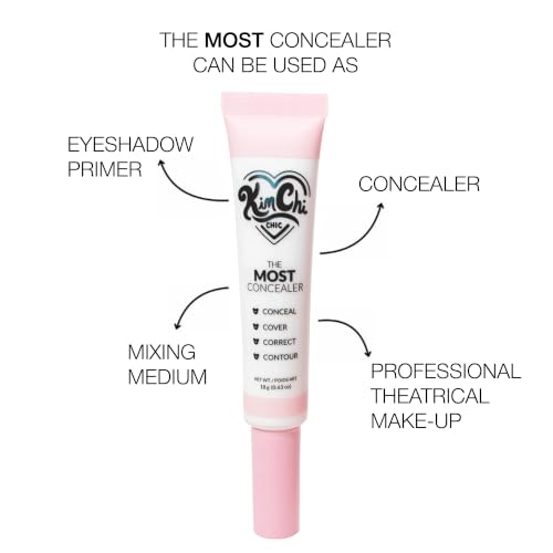 KimChiChic The Most Concealer & White Eyeshadow Base - Full Coverage Makeup Primer