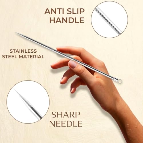 Blackhead Remover Tool Set - 2 Pcs Comedone Extractor Kit