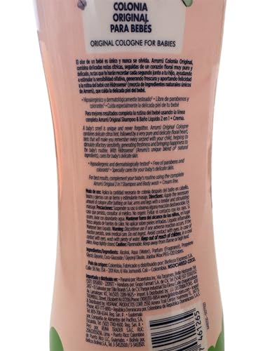 Arrurru Duo Pack: Baby Cologne 400ml + Original Cream 220ml