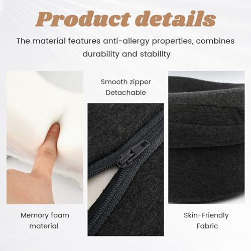 Kakalote Ergonomic Memory Foam Face Down Massage Pillow for Spa & Bed