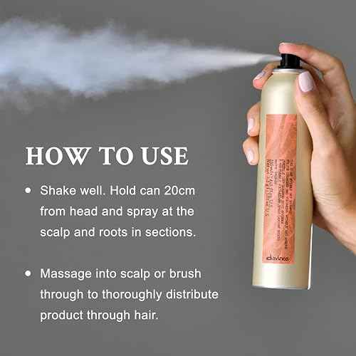 Davines This Is An Invisible Dry Shampoo, Residue-Free Cleansing And Volumizing Formula, Absorbs Oil With A Soft And Natural Finish, Vanilla And Grapefruit Scented