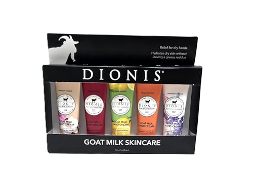 Dionis Hand Cream Gift Set, 5 Pack Variety