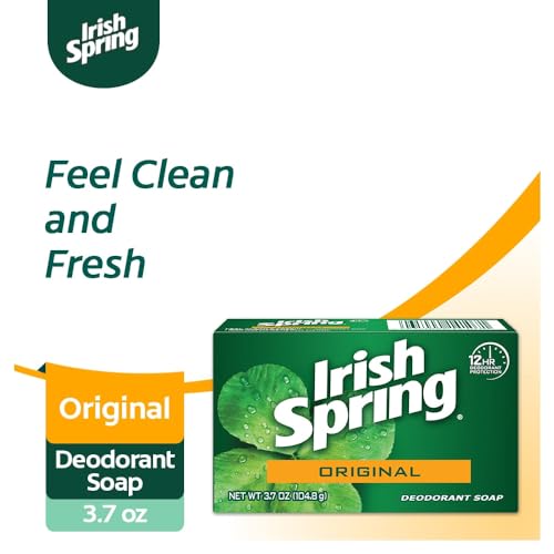 Irish Spring bar Soap (20/4 Oz Net Wt Oz), Original, 80 Ounce (Pack of 1)