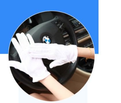 10 Pairs White Cotton Gloves Large - Art, Jewelry & Inspection