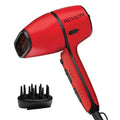 REVLON Airflow Control Hair Dryer with Diffuser - 1875W Blow Dryer Head Rotates 90¡Æ for Total Control, Wider Head for Less Drying Time, Reduces Frizz (Red)