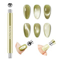 JODSONE 3-in-1 Cat Eye Magnet Nail Art Tool for Gel Polish