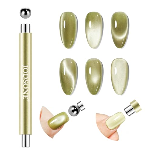 JODSONE 3-in-1 Cat Eye Magnet Nail Art Tool for Gel Polish