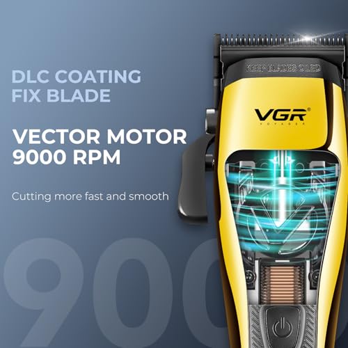 VGR 015 Professional Cordless Hair Clipper - 9000 RPM