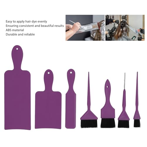 Balayage Hair Highlighting Kit - 7pc Salon Tools with Paddles & Brushes