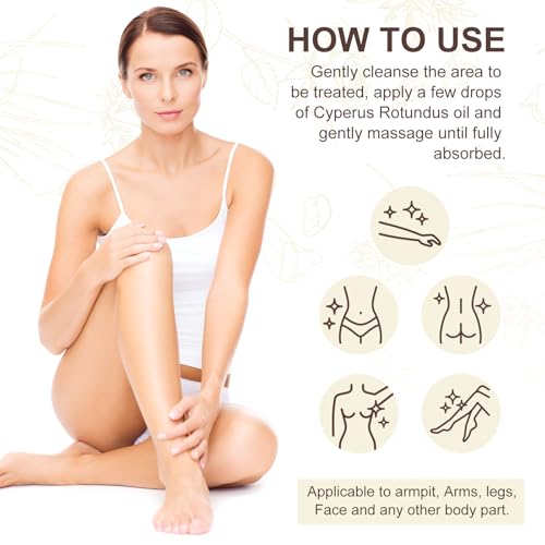 Cyperus Rotundus Oil for Hair Removal & Skin Moisturizing
