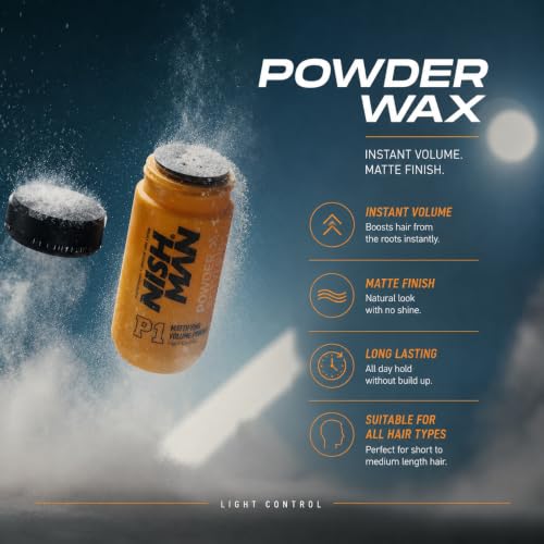 Nishman P1 Hair Styling Powder 20g Matte Volume