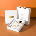 Professional 5-Piece Makeup Brush Set with Sponge & Facial Roller Gift Box
