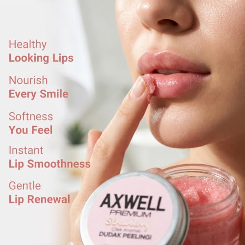 Axwell Premium Lip Scrub with Vitamin E & Almond Oil