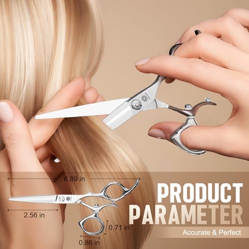 Dream Reach 6" Swivel Hair Scissors - 440C Convex Razor Edge