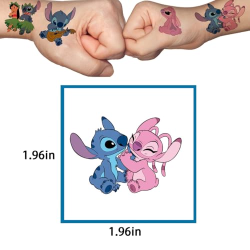 40Pcs Cute Cartoon Temporary Tattoo Stickers for Party