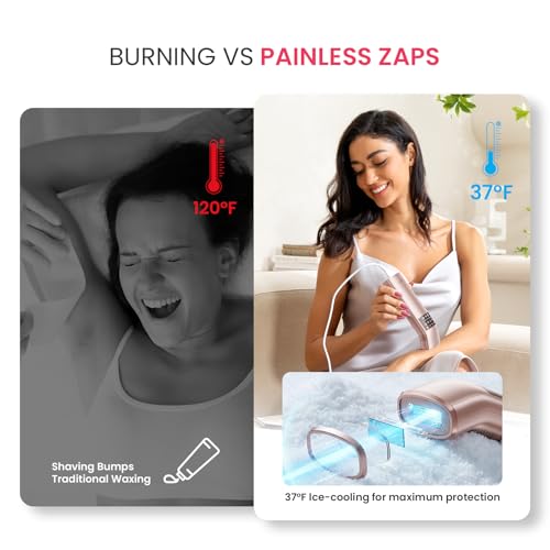 IPL Laser Hair Removal Device 25J Triple-Pulse 12cm² Sapphire Cooling