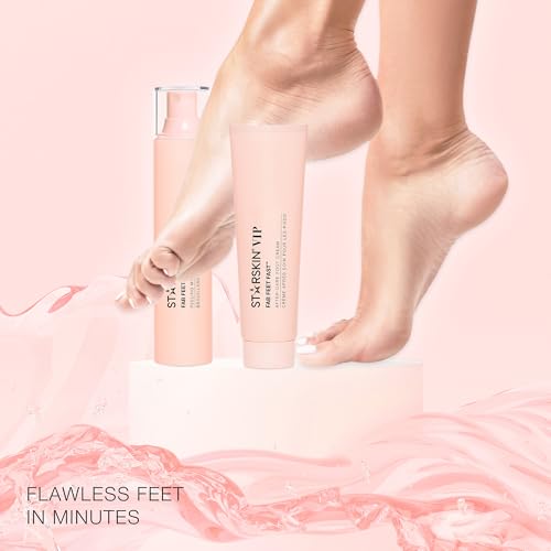 STARSKIN Fab Feet Fast, Instant Foot Peeling Spray, Foot File & Foot Cream for Soft & Smooth Skin, Premium Callus Remover for Rough Cracked & Dry Feet