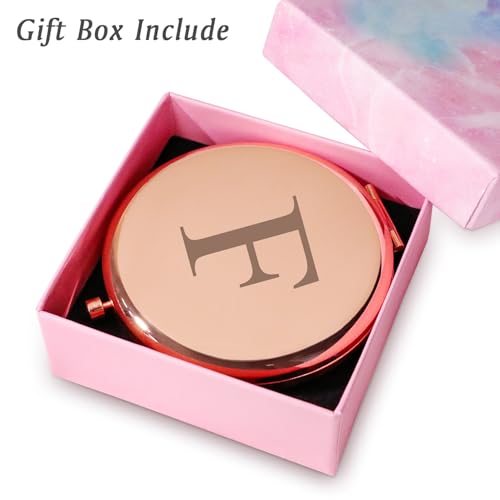 Personalized Compact Mirror for Women - Custom Engraved Gift