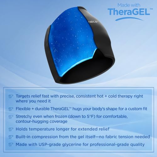 TheraICE Migraine Relief Cap - Cooling Gel Head Wrap Ice Pack