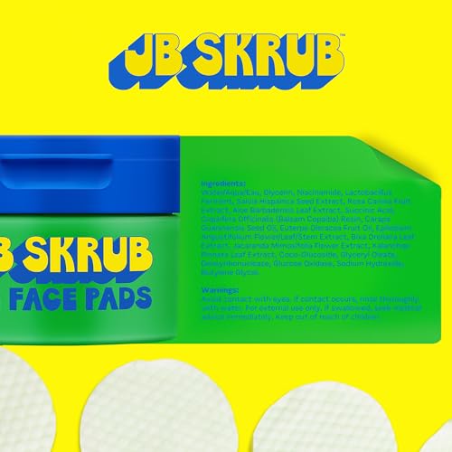 JB SKRUB The Face Lotion and Face Pads -Teen Boys, Tween and Kids Moisturizer for Cool Confidence, Grease-Free Freshness & Hydration with Blue Light Defense