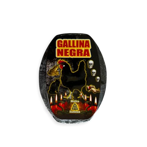Jabon Gallina Negra (Pollo Negro) Bar Soap for Protection Against Evil Eye, Envy, Witchcraft and Negative Energy, 3.2oz/90gr, 1 Unit