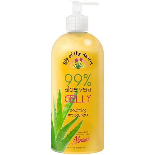 Lily of the Desert 99% Aloe Vera Gel - 16 Fl Oz Sunburn Relief