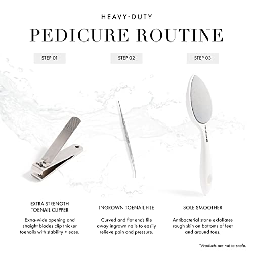 Tweezerman Sole Smoother Callus Stone - Ergonomic Ceramic Foot Exfoliator