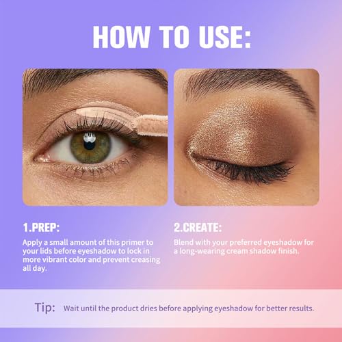 Eyeshadow Primer - Long-Lasting & Crease-Resistant Base