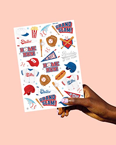 Baseball Temporary Tattoos - 56 Foil Designs