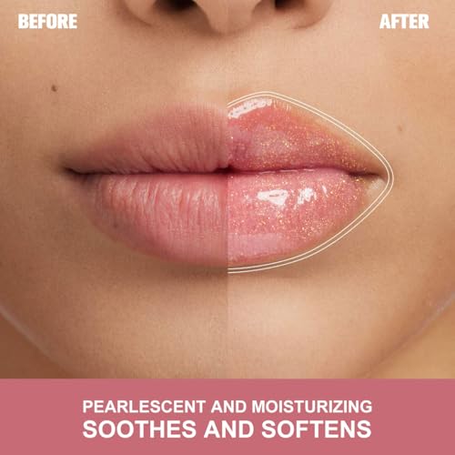 PHOFAY Shimmery Lip Gloss - Moisturizing, Vegan & Cruelty-Free, Smooth Application for Beginners, Long-Lasting Hydration & Silky Color (6COLORS)