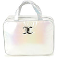 Juicy Couture Iridescent Makeup Bag Cosmetics Organizer Travel Essentials Weekender Iridescent