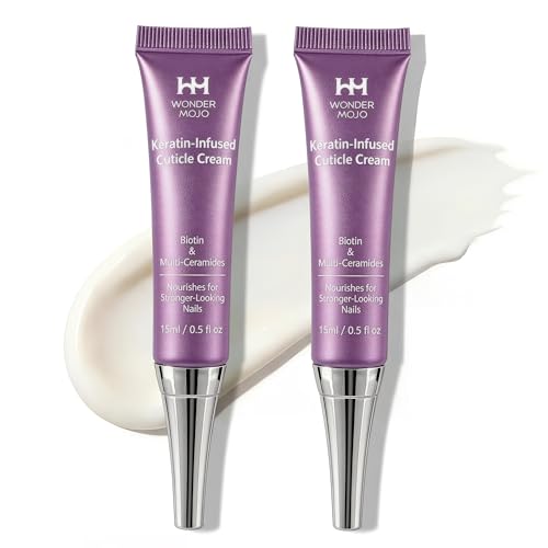 Nail & Cuticle Cream with Keratin & Biotin - Non-Greasy, 0.5 Fl Oz