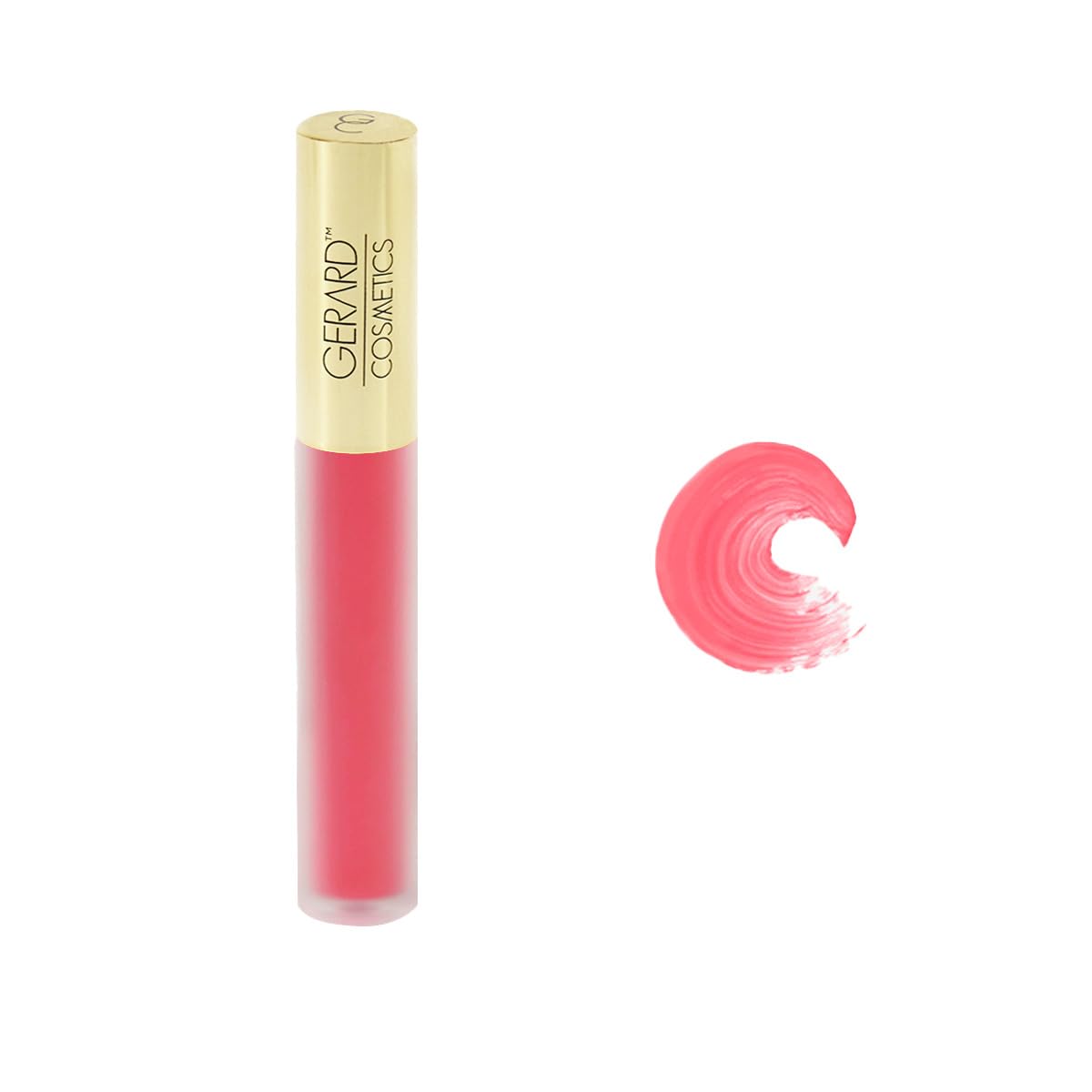 Gerard Cosmetics HydraMatte Liquid Lipstick Strawberry Fields | Pink Lipstick with Matte Finish | Long Lasting and Non-Drying | Super Pigmented Fully Opaque Lip Color