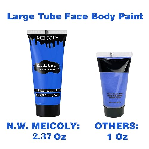 MEICOLY Royal Blue Face Paint 2.37oz Water Based