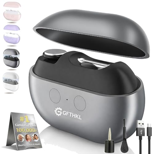 3-in-1 Electric Nail Clippers for Seniors with LED Light